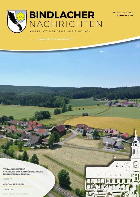 Bindlacher Nachrichten Ausgabe_26082023