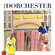 Dining Guide for UK Hotels in Dorchester Collection