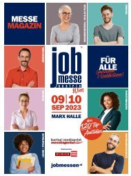 Das MesseMagazin zur jobmesse austria in Wien 2023
