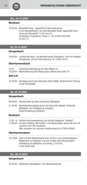 Schwarzwald-Heftli September-Oktober 2023