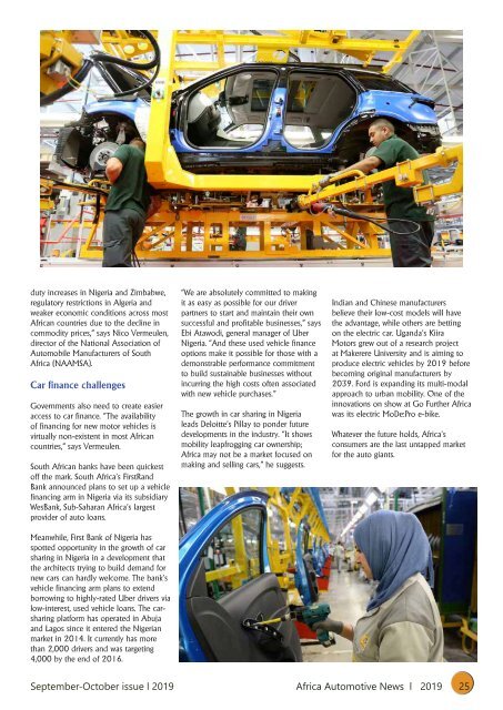 Africa Automotive News September-October digital issue 2019 