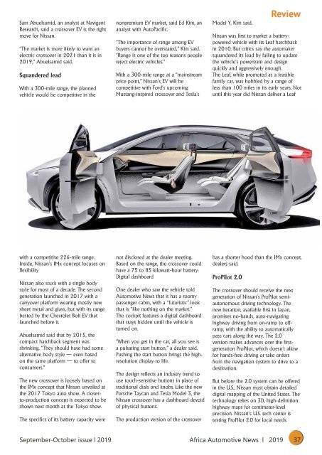 Africa Automotive News September-October digital issue 2019 