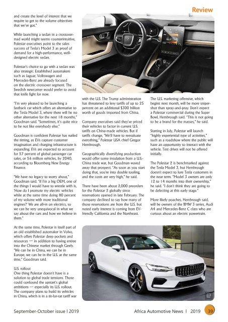 Africa Automotive News September-October digital issue 2019 