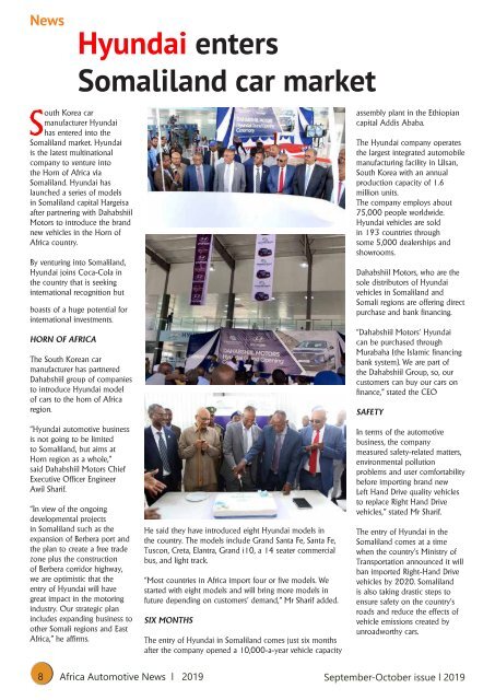 Africa Automotive News September-October digital issue 2019 
