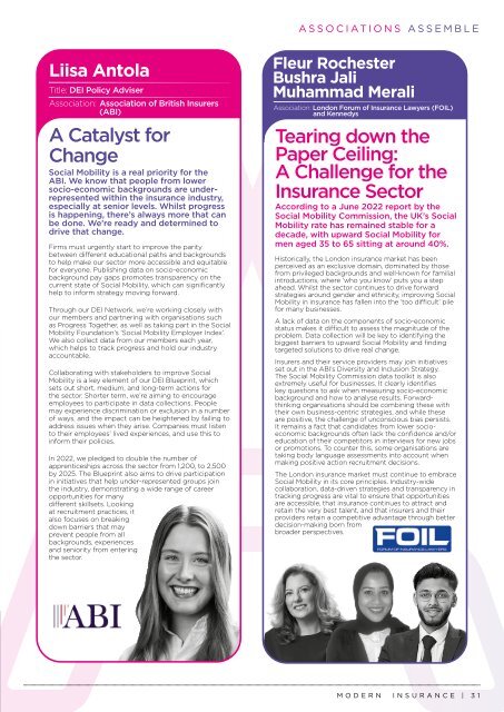 Modern Insurance Magazine Issue 61