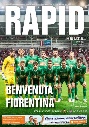 Rapid HEUTE: SK Rapid vs. AC Florenz 