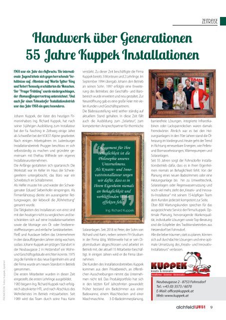 Aichfeld Plus Magazin Septemberausgabe 2023