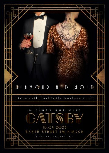 Glamour & Gold - A Night Out with Gatsby