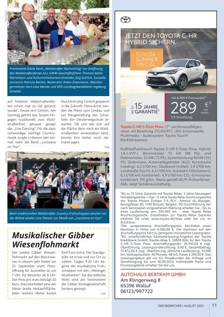 DER BIEBRICHER, Nr. 381, August 2023