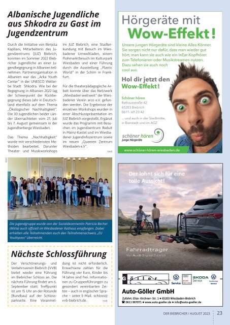 DER BIEBRICHER, Nr. 381, August 2023