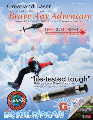 Greatland Laser "Brave Any Adventure" NASAR newsletter 2023