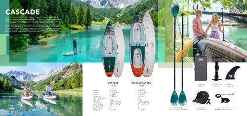 Aqua Marina SS24 CASCADE Hybrid Board Series