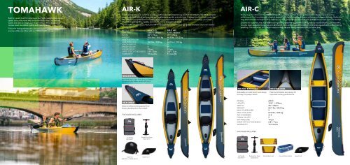 Aqua Marina SS24 TOMAHAWK Speed Kayak and Canoe Series