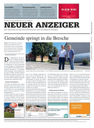 Neuer Anzeiger 25. August 2023