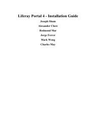 Liferay Portal 4 - Installation Guide - Index of - Liferay.com