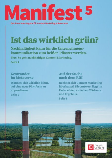 Manifest 5. Das Magazin für Content Marketing und Newsroom.