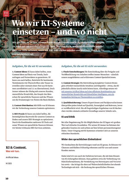 Manifest 5. Das Magazin für Content Marketing und Newsroom.