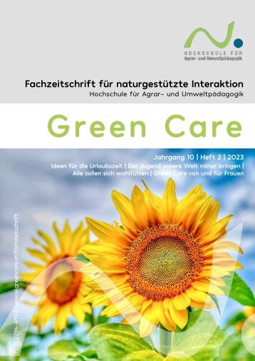 Green Care - Fachzeitschrift für naturgestützte Interaktion