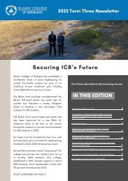 ICB Term Three Newsletter 2023