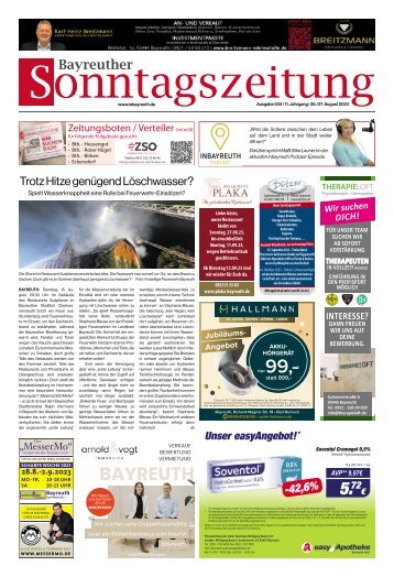 2023-08-27 Bayreuther Sonntagszeitung
