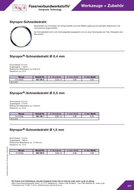 Epoxydharze - R&G Wiki - R&G Faserverbundwerkstoffe GmbH