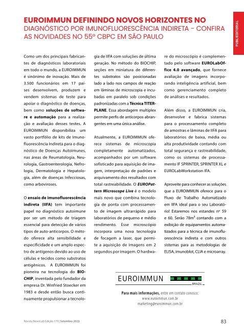 Revista Newslab Edição 179