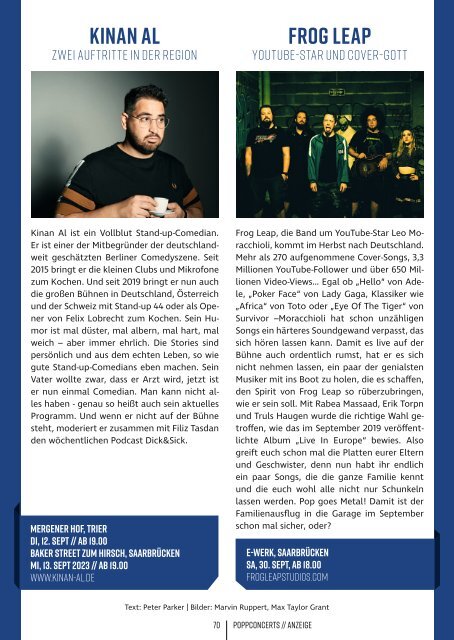 POPSCENE September 09/23