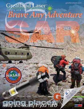 Greatland Laser "Brave Any Adventure" SAR Tech newsletter 2023