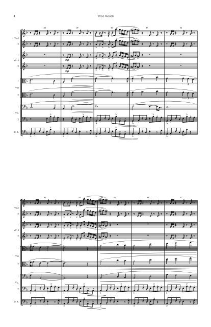 Three Moods (2023) - String Orchestra - Score Tabloid