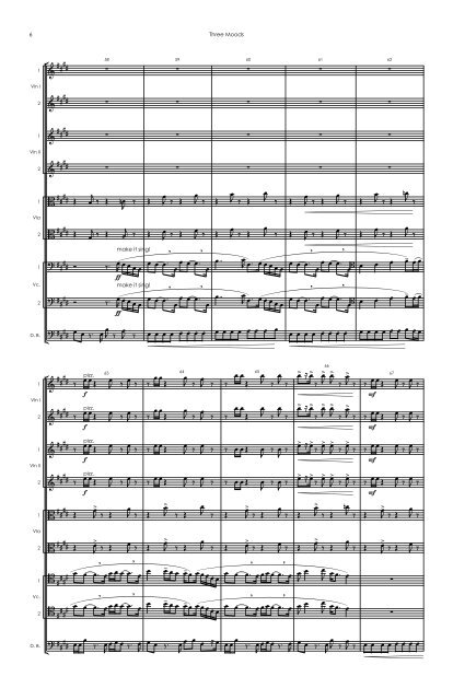 Three Moods (2023) - String Orchestra - Score Tabloid