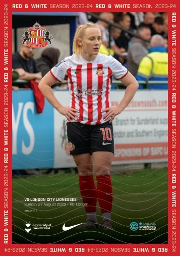 Red & White Issue 01: SAFC Women vs London City Lionesses
