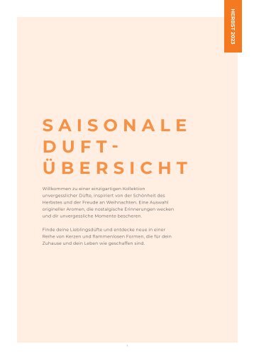 PartyLite Herbst und Winter Düfte 2023