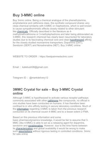 Buy 3-mmc Online  -  3MMC Crystal for sale – Buy 3-MMC Crystal online