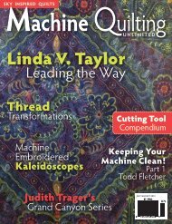 contents 46 - Machine Quilting Unlimited