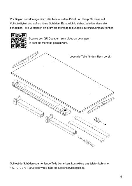 Montageanleitung Sitz-Steh-Tisch s32