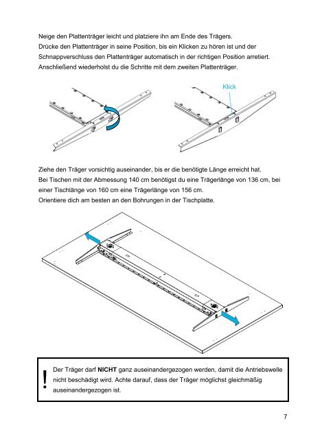 Montageanleitung Sitz-Steh-Tisch s32