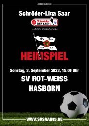 05er Magazin - SV Hasborn