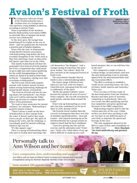 Pittwater Life September 2023 Issue