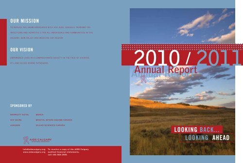 Annual Report 2010 - 2011 - AIDS Calgary