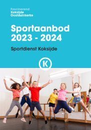 Brochure sportaanbod Koksijde 2023-2024