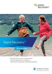 Rapid Recovery: Ihr neues Knie