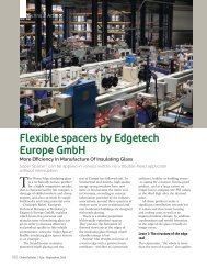 Flexible spacers by Edgetech Europe GmbH