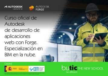 Curso oficial de Autodesk de desarrollo de aplicaciones web con Forge. Especialización en BIM en la nube