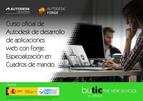 Curso oficial de Autodesk de desarrollo de aplicaciones web con Forge. Especialización en Cuadros de mando