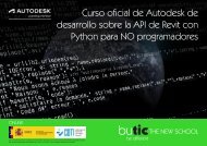 Curso oficial de Autodesk de desarrollo sobre la API de Revit con Python para NO programadores