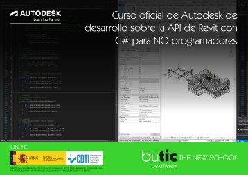 Curso oficial de Autodesk en desarrollo sobre la API de Revit con C# para NO programadores