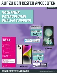 Telekom Monatsflyer September 2023