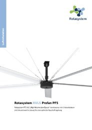 HVLS PF5 ALS Ventilatoren