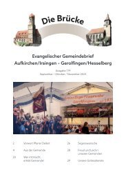 Gemeindebrief Die Bruecke 3-2023