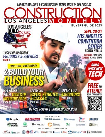Construction Monthly Magazine | Los Angeles 2023 Build Expo Show Edition